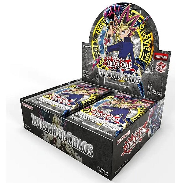 Invasion of Chaos (25th anniversary edition) - Booster Box Display (24 Booster Packs) - Yu-Gi-Oh kort
